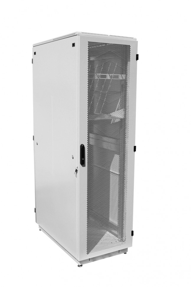 Шкаф телекоммуникационный напольный, 42U, (600x600мм), дверь перфорированная 2 шт., ЦМО