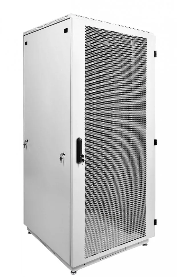 Шкаф телекоммуникационный напольный, 42U, (800x800мм), дверь перфорированная 2шт., ЦМО