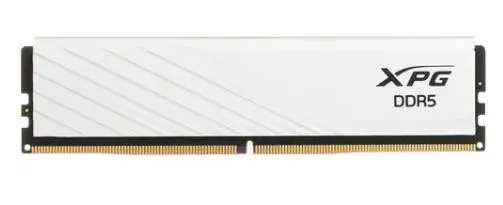 Memory Module ADATA XPG Lancer Blade DDR5 Общий объём памяти 16Гб Module capacity 16Гб Количество 1 6400 МГц Множитель частоты шины 30 1.35 В белый AX5U6000C3016G-SLABRWH