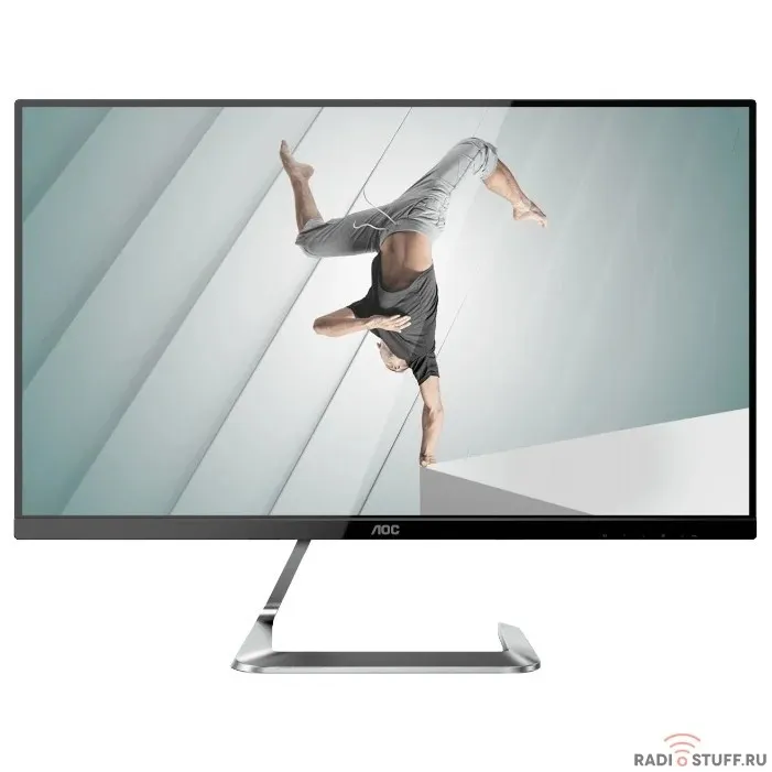 LCD AOC 27" Q27T1 Silver-Black PORSCHE design {IPS 2560x1440 75Hz 5ms 178/178 350cd 50M:1 2xHDMI1.4}