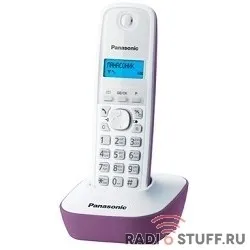 Panasonic KX-TG1611RUF (сиреневый) {АОН, Caller ID,12 мелодий звонка,подсветка дисплея,поиск трубки}
