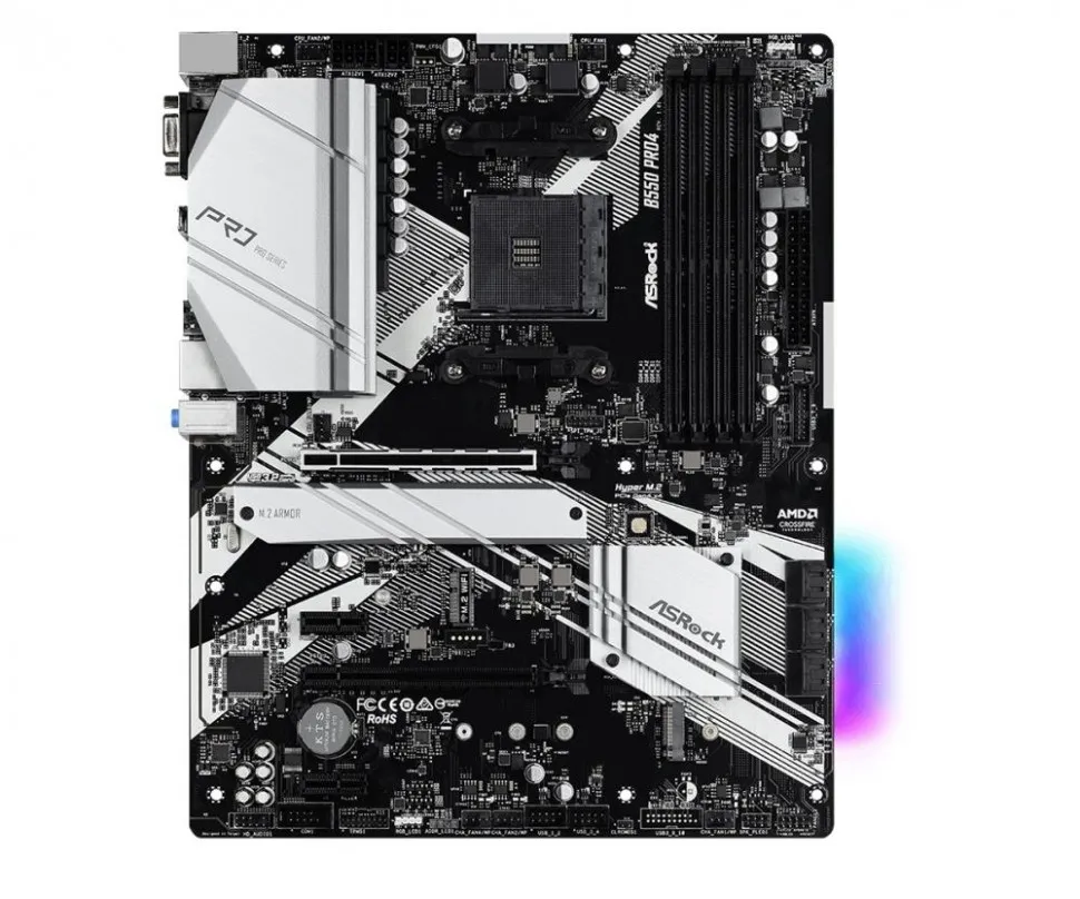 Материнская плата AMD B550 SAM4 ATX B550 PRO4 ASROCK