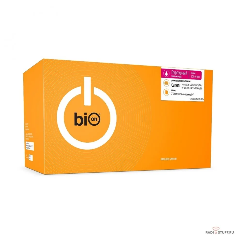 Bion 054HM Картридж для Canon i-Sensys LBP-620/621/623/640/MF-640/641/642/643/644/645 (2300  стр.), Пурпурный