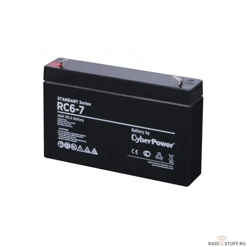 CyberPower Аккумулятор RC 6-7 6V/7Ah