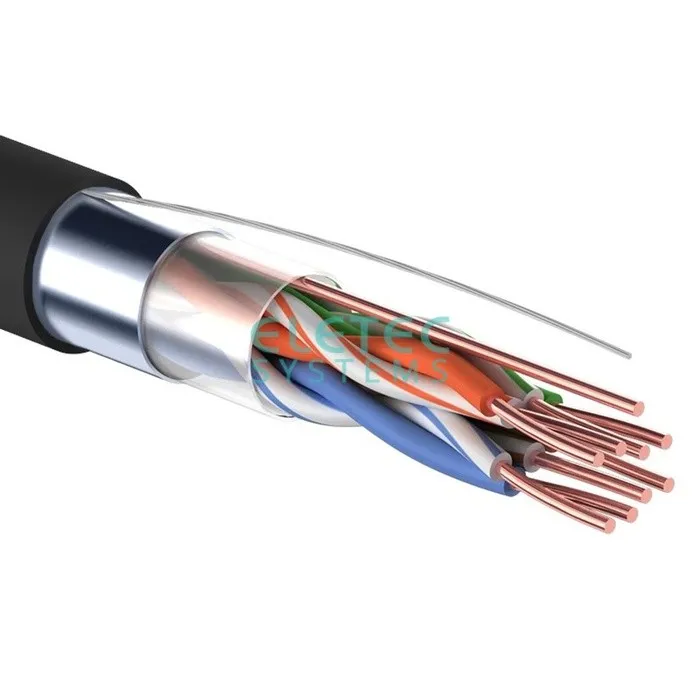 Кабель FTP 5E Eletec 4x2xAWG24, наружный, 305 м, медь