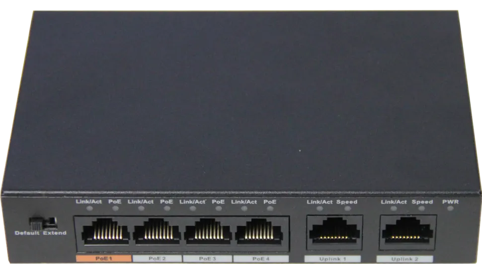 Коммутатор 4PORT 10/100M POE NBLS-0604H IVIDEON