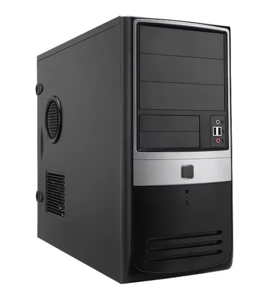 Mini Tower InWin EMR003 Black/Graphite  450W(RB-S450HQ70) 2 *USB+AirDuct+Audio mATX