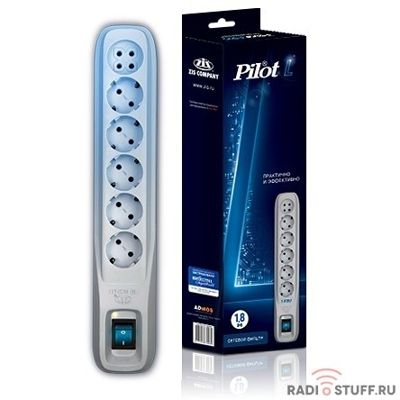 ZIS Сетевой фильтр Pilot - L {5 евро, 1 росс.}  10 м (L6)
