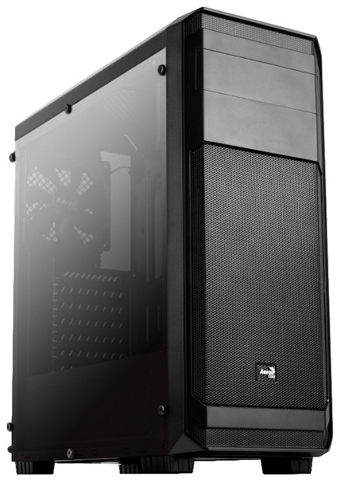 Корпус Aerocool Aero-300 Black FAW Edition, ATX, без БП, окно, 1x USB 3.0, 2x USB 2.0