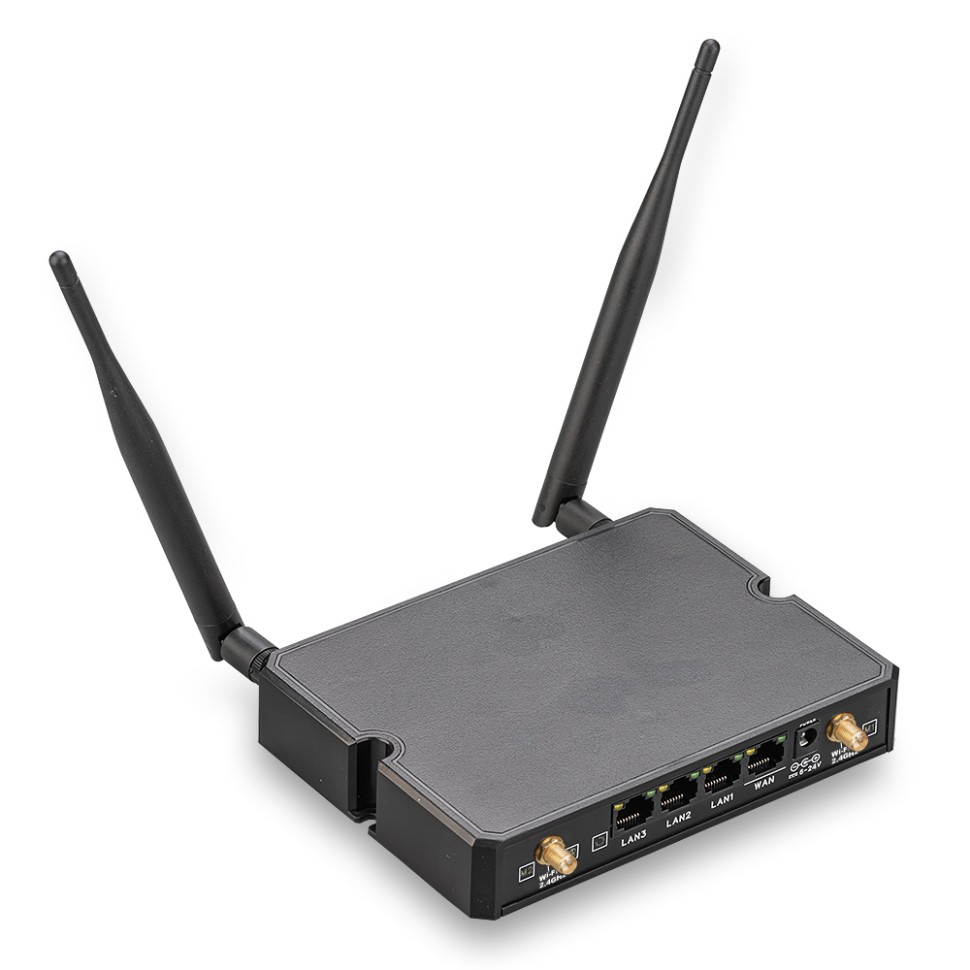 Роутер Kroks Rt-Cse 2M m6 с двумя встроенными 4G модемами LTE cat.6