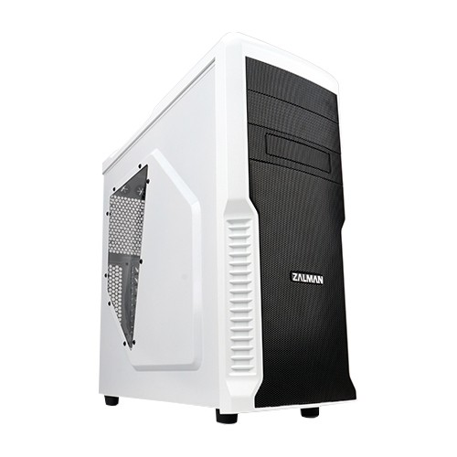 ZALMAN Z3 PLUS, ATX, WHITE, WINDOW, 2x5.25", 5x3.5", 1x2.5", 2xUSB2.0, 1xUSB3.0, FRONT 1x120mm, REAR 1x120mm, TOP 2x120mm