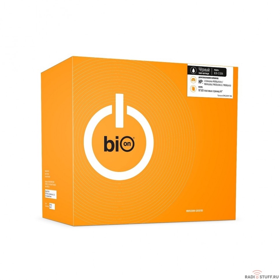 Bion CF281A Картридж для HP LaserJet Enterprise M604/M605/M606/M630/M632 (10500  стр.), Черный