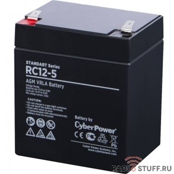 CyberPower Аккумулятор RC 12-5 12V/5Ah