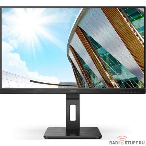 LCD AOC 27'' U27P2CA {IPS 3840x2160 350cd 178/178 1000:1 4ms D-Sub 2xHDMI DisplayPort USB-Hub Height Pivot Tilt Swivel Speakers AudioOut}