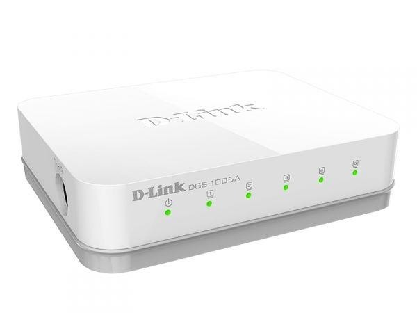 Коммутатор  5PORT 10/100/1000T DGS-1005A/E1A D-LINK